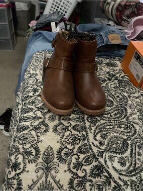 wonder nation Brown Girls Ankle Boots